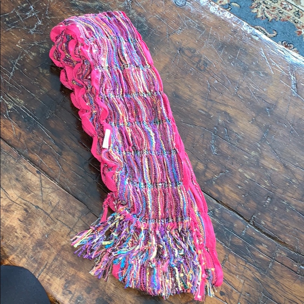 multi colored scarf
